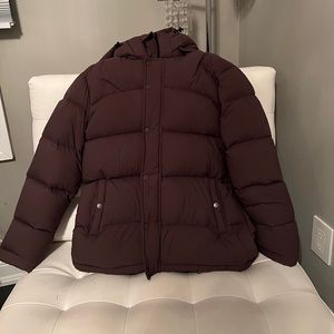 Mint condition plum colour TNA super puff